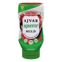 Ajvar Squeeze Mild, pasta per condimenti vegetali delicati (1 tubo da 310 g) 6X310g/ml = Karton
